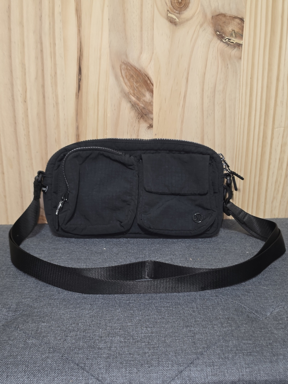 lululemon athletica Black Compact Crossbody with Front Pockets